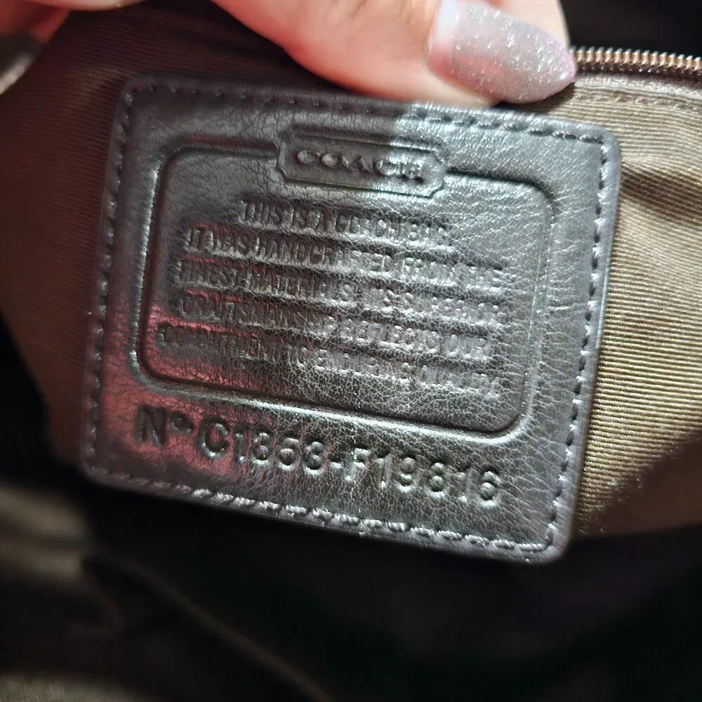 Coach Peyton Pocket Purse Shoulder Bag in Signature Canvas
